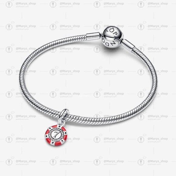 Pandora Lucky Chip Dangle Charm - Picture 3 of 5